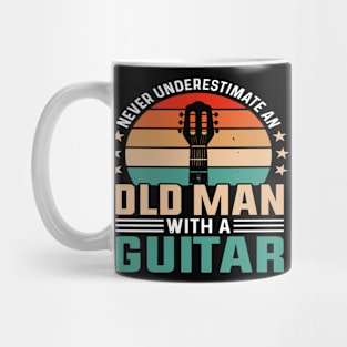 Never underestimate an old man with a saXOPHONE Mug